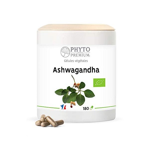 ASHWAGHANDA racine - Whitania somnifera - 180 gélules 375 MG BIO 