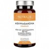 ASHWAGANDHA BIO-disponible - Anti-Stress avec Withanolides - Ashwagandha KSM-66 Gélules avec Rhodiola et Vitamines B6 B12-60 