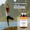 ASHWAGANDHA BIO-disponible - Anti-Stress avec Withanolides - Ashwagandha KSM-66 Gélules avec Rhodiola et Vitamines B6 B12-60 