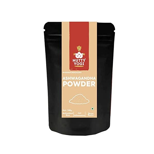 Nutty Yogi Ashwagandha Powder 100gm Pack of 1 