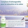 Ashwagandha KSM-66 Extrait de Racine avec L-Théanine, Magnésium et Vitamines B, 5% de Withanolides, Complexe de Support Anti 