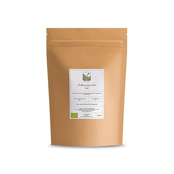 Ashwagandha Thé Racine Biologique Inde - Pour Relexation - Ashwanda Roots - Ashwagonda - Ashwagonda - 100g