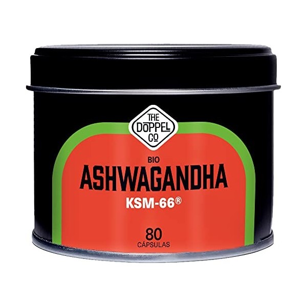 Ashwagandha Bio KSM-66 ® 80 Capsules | 600 mg | 30mg Withanolides | Withania Somnifera | Anti Stress - Sommeil - Energie | Ve