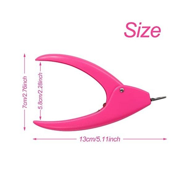 Sularpek Coupe Faux Ongle, Coupe Capsules Ongles, Guillotine Ongle pour les Ongles Acryliques, Cadeau de Noël, Ongles Artific