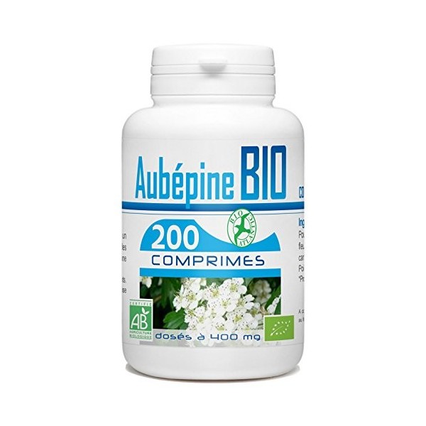 AUBEPINE BIO AB 200 comprimés dosés à 400 MG.