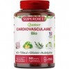 SuperDiet Quatuor Cardiovasculaire Ail Olivier Tilleul Aubépine 150 gélules Produit certifié bio 