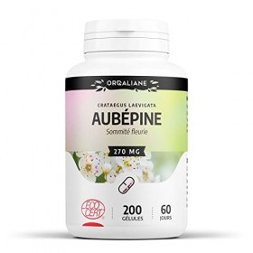 Aubépine 270 mg - 200 gélules - Certifié Ecocert