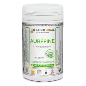 Aubépine Labofloral 50 gélules dosées à 245 mg - Complément alimentaire - Détente, sommeil, fonctions circulatoires - Fabriqu