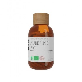 AUBEPINE BIO | 90 gélules | Antispasmodique Calmante | Bouffées de chaleur | Fabriqué en Occitanie | Nature AZ