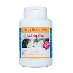 GELULES AUBEPINE 200 gélules dosées à 270 MG.