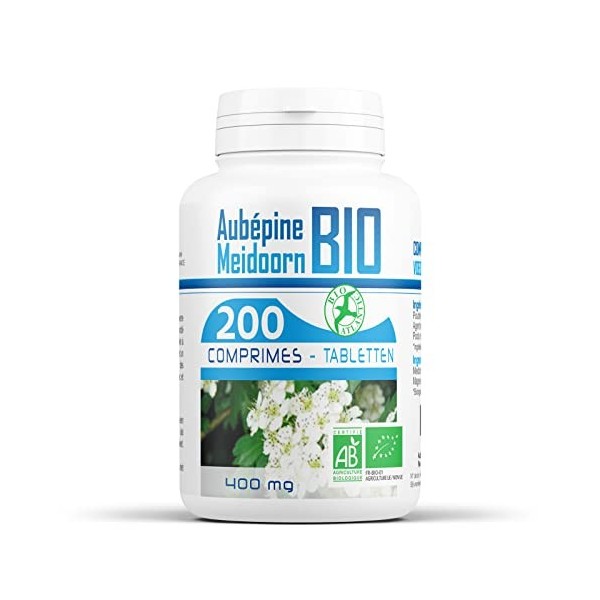 Aubépine BIO - 400mg - 200 comprimés