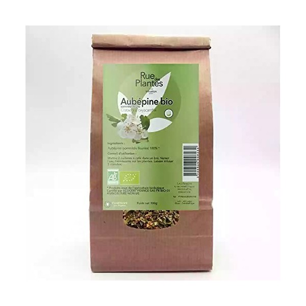 Rue Des Plantes - Aubépine sommités fleuries BIO 100g