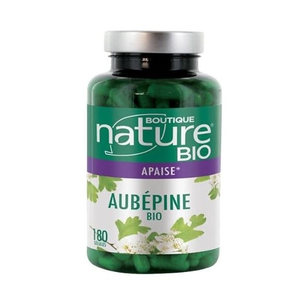 Aubépine - 180 gélules - Boutiqe Nature