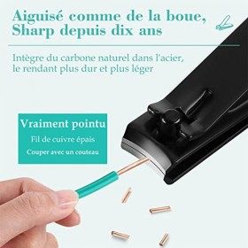 Coupe-ongles en acier inoxydable de haute qualité pour tous