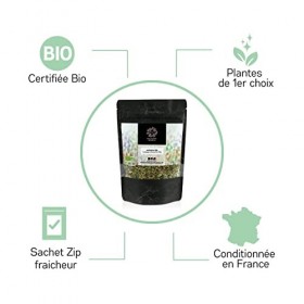 MY ORGANIC INFUSION - Aubépine Bio En Fleur Et Feuille Coupée - Sélection De Premier Choix - Crataegus Oxyacantha - 50 g