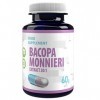 Bacopa Monnieri Brahmi Extrait équivalent à 8000 mg 400 mg dextrait 20:1 120 capsules végétaliennes, très puissantes, sans