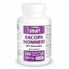 Bacopa Monnieri 1500 mg Par Jour - Extrait de Feuilles de Baccosides Concentré 50% - Contribue à Améliorer la Mémoire, les 