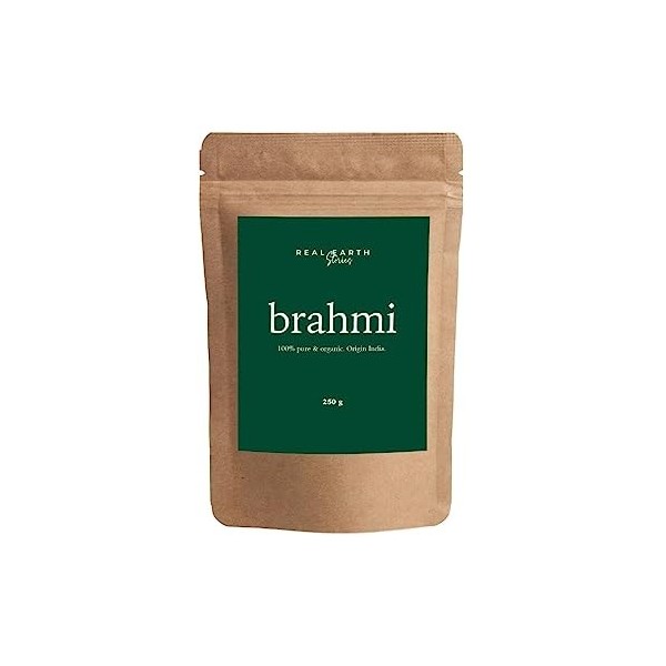 Real Earth Stories - Brahmi Bio 250g - 100% pure et naturelle Bacopa Monnieri - Origine écologique indienne