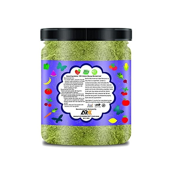 Green Velly Indian Organic Infinity Brahmi Powder - 100 GM By Organic Infinity