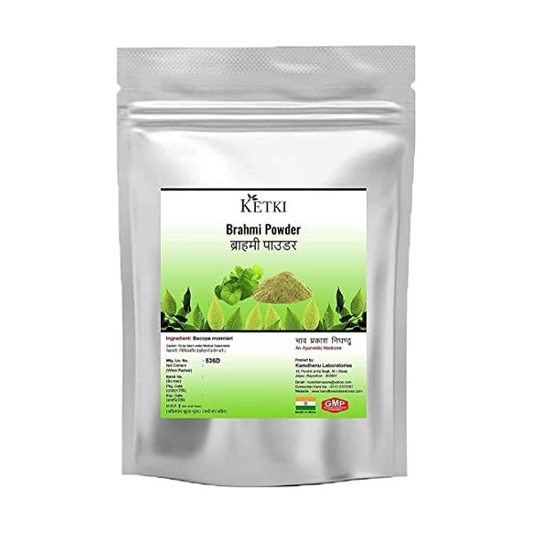 AOZA Ketki Brahmi Poudre 250 g Bacopa monnieri 