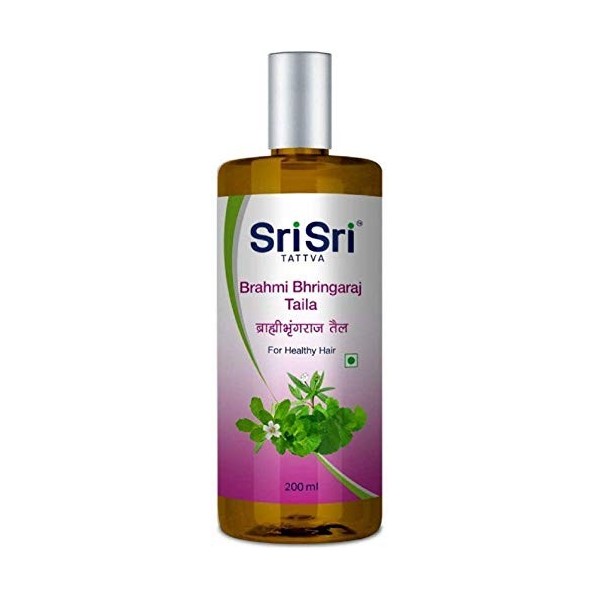 Sri Sri Tattva Brahmi Bhringaraj Taila - 200 ml lot de 2 