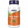 Now Foods, Holy Basil Extract Extrait de Basilic Sacré , 500mg, 90 Capsules végétaliennes, Testé en Laboratoire, Sans Soja, 