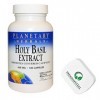 PremiumVital, Planetary Herbals, Holy Basil Extract Extrait de Basilic Sacré , 450mg, 120 Capsules, avec Pilulier pratique, 