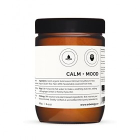 Poudre de Basilic Tulsi 100% Bio 180 g - Basilic Sacré - Combat le Stress et les Germes - Directement de la Ferme - Crue, Vég