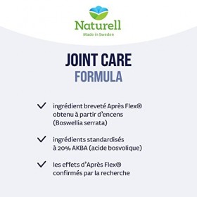 Naturell Joint Care Formula Extrait de Boswellia serrata 100mg - Joint Care Naturell with AprèsFlex®-120 comprimés- vitamine 