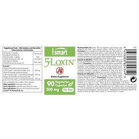 Supersmart - 5-Loxin 200 mg Par Jour - Extrait de Boswellia Serrata Standardisé 30% d’AKBA - Contribue à Inhiber lInflammati