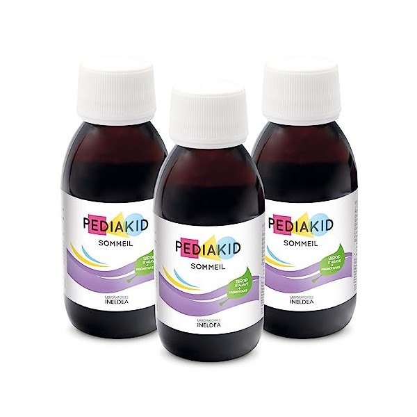 PEDIAKID - Complément Alimentaire Naturel Pediakid Sommeil - Formule Exclusive au Sirop dAgave - Améliore la Qualité du Somm ...