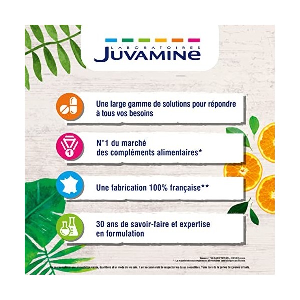 JUVAMINE ExpertNature Sommeil Mélatonine Passiflore Camomille 60 Gélules