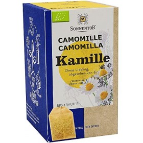 Tisane Camomille Bio Allemande Pure Aromatique Sachets 18 Sachets | Pure Tisane Camomille Matricaire Bio -Tisane Camomille 