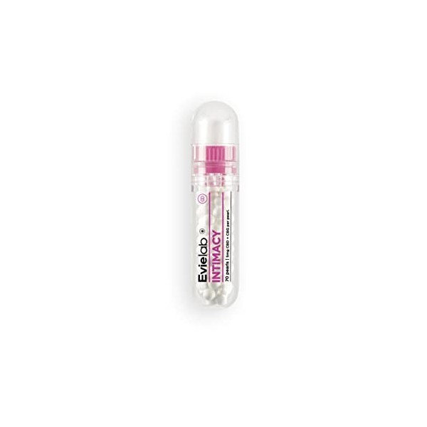 Micro perle sublinguale - Sensualité - 350mg - 100% Naturel - Vegan - Sans sucre - Fabriqué en France - INTIMACY - Evielab