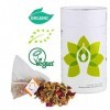 TISANE INFUSION VEGAN THÉ BIO CHAKRA DU CŒUR MÉLANGE ÉDIFIANT DE CAMOMILLE CITRONNELLE FENOUIL ROSE RÉCONFORTANT FAVORISE UNE