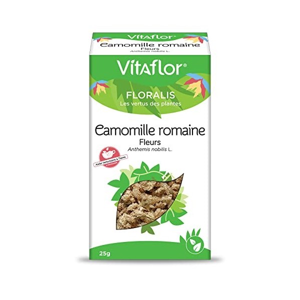 CAMOMILLE ROMAINE FLEURS 25gr | Plantes en Vrac | Les Fleurs de Camomille Romaine sont Traditionnellement Utilisée pour leurs