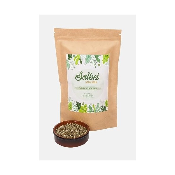 IGART Sauge 100g Sauge | Salvia Fruiticosa | Pouvoir Naturel pour la Santé et la Beauté | Effet Désinfectant | Propriétés Ant