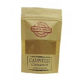 Cannelle de Ceylan en poudre 200gr. Origine Madagascar "Agriculture Durable" sachet zip alimentaire