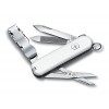 Victorinox Nailclip 580, Swiss Made, 8 Fonctions, Lime à Ongles, Coupe-Ongles, Lame, Ciseaux, Noir