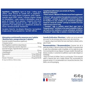 Ineldea Santé Naturelle - Glyco-Stab - Equilibre de la glycémie - Sans gluten - Sans allergène - Sans ingrédient dorigine an