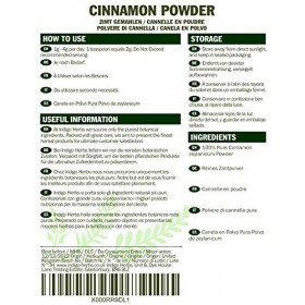 Indigo Herbs Poudre de Cannelle 100g