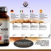 EN Lions Mane 1000mg par Portion - 90 Capsules Extrait 5:1 | Criniere de Lion Supplément | Sans OGM et Sans Gluten | Fabriqué