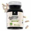 Shiitake bio * Plantae * 60 gélules végétales * Renforce le système immunitaire * 50% polysaccharides + 15% bêta-glucanes *