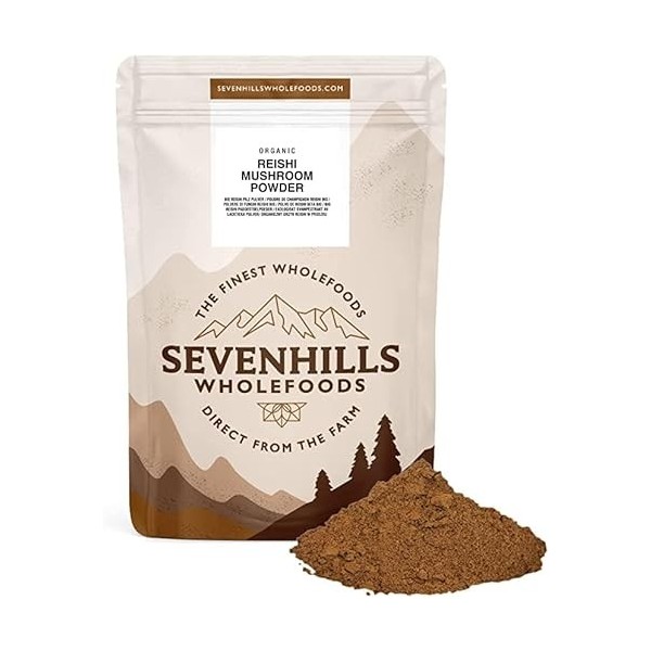 Sevenhills Wholefoods Poudre de Champignons Bio Reishi 200g