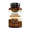 JeaKen - Champignon CHAGA PLEIN SPECTRE - Capsules à Spectre Complet de 90 x 420 mg d’Extrait de Champignon Chaga 4: 1 - Sans