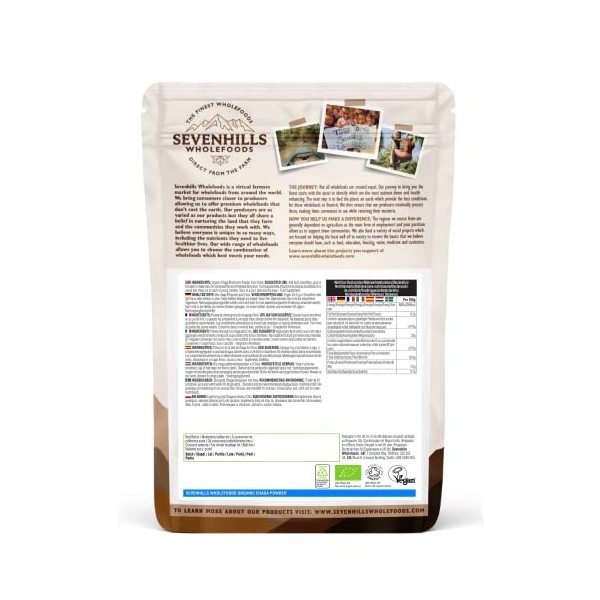 Sevenhills Wholefoods Poudre De Chaga Champignons Bio 200g