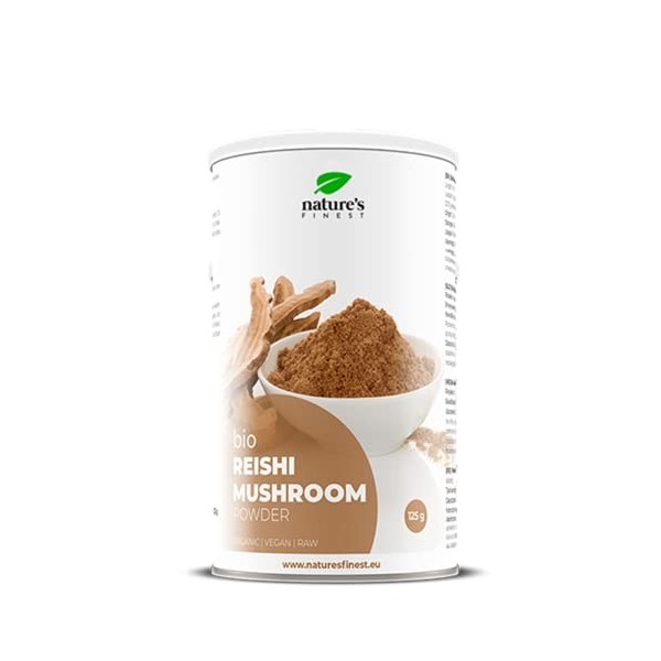 Natures Finest La meilleure poudre de reishi | Poudre de champignon Ganoderma Lucidum 100 % naturelle | Renforce limmunité,