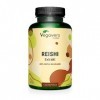 EXTRAIT de Reishi Vegavero® | 6500 mg par gélule 650 mg dExtrait 10:1 | 120 Gélules | Avec 40% Polysaccharides + 20% Bêta-