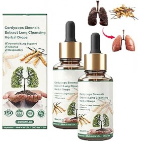Extrait de Cordyceps Sinensis gouttes de nettoyage des poumons Cordyceps Sinensis brume de nettoyage des poumons for linconf