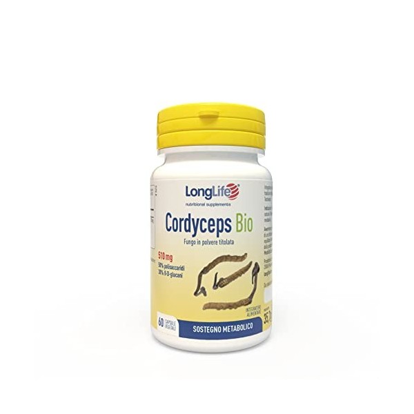 Longlife Cordyceps Bio 510 g - 60 g